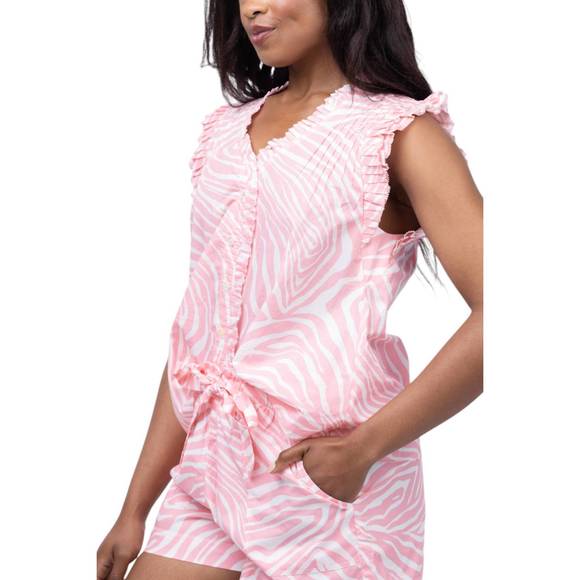 NEW LOVE THE LABEL dana top in alora zebra - Picture 3 of 4